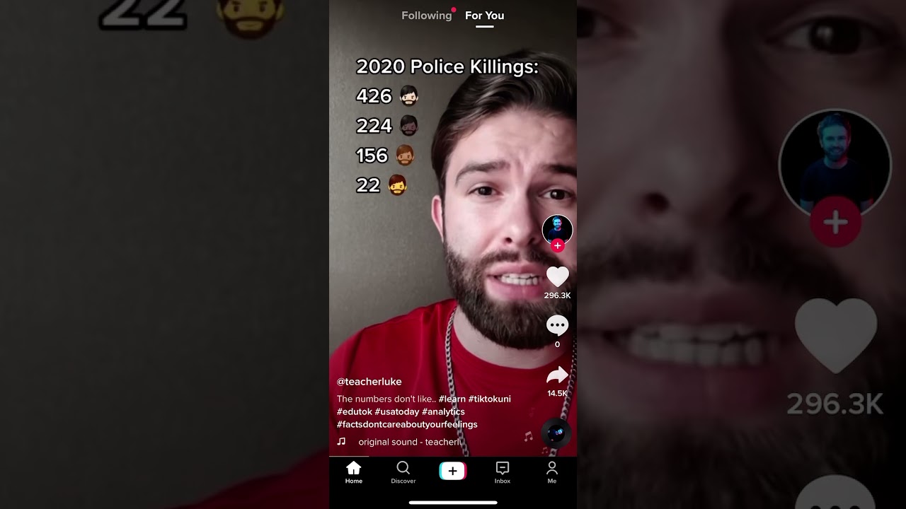 Popular TikToker *BANNED* after speaking out about racial death statistics!