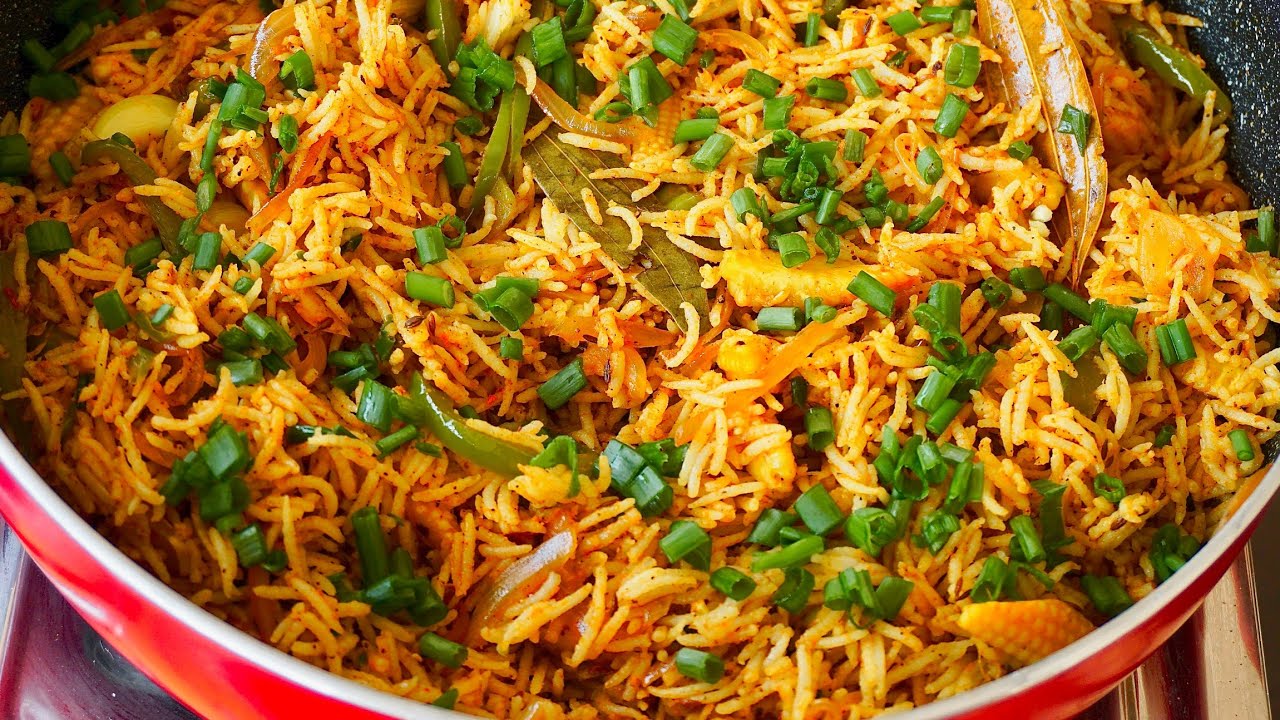 15 MINS TANDOORI RICE | VEGETABLE MASALA RICE RECIPE | LUNCH BOX RECIPE