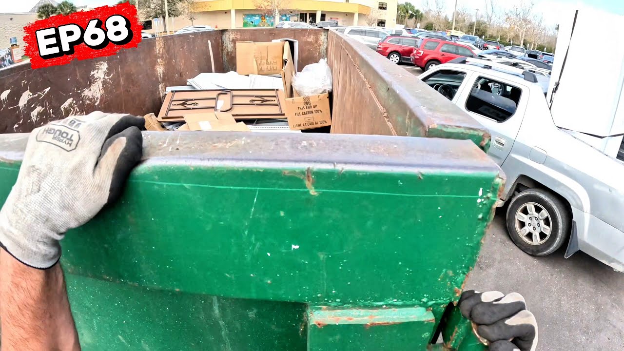 DUMPSTER DIVING! - 2000 lbs In One Open Top!