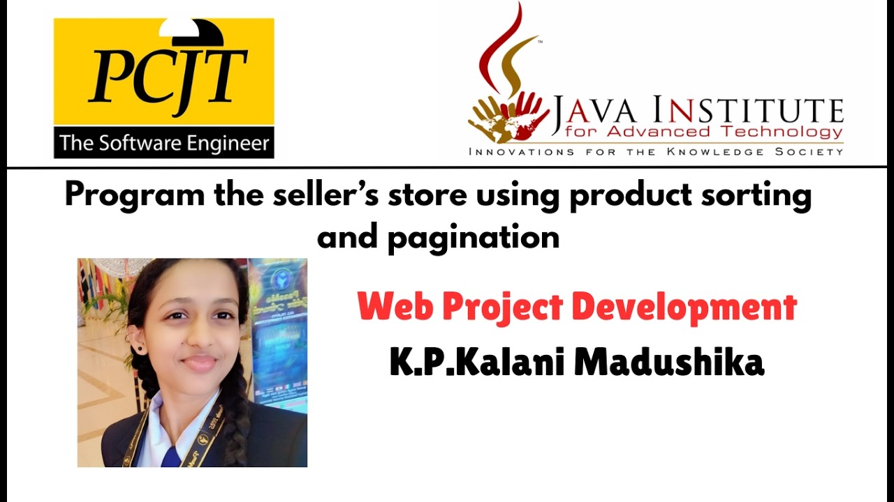 Program the seller’s store using product sorting and pagination