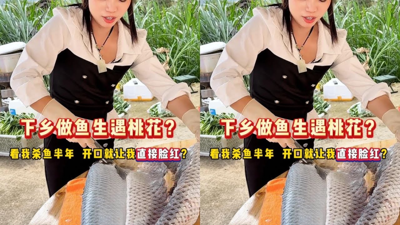 下乡做鱼生遇桃花？看我杀鱼半年，开口就让我直接脸红？