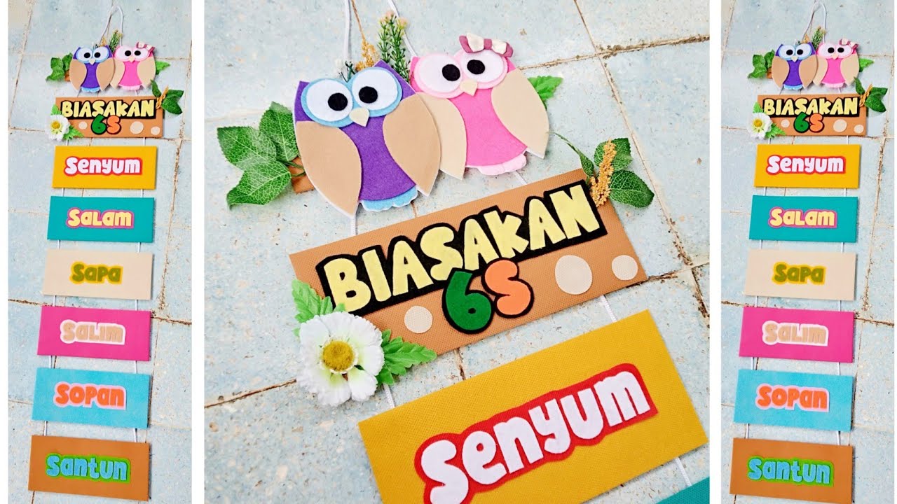 Membuat Dekorasi Dinding dari Kain Flanel