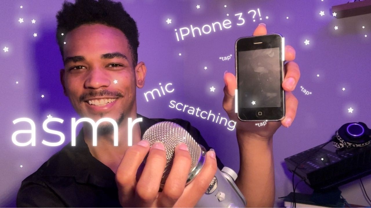 ASMR AGGRESSIVE📱🎙️iPhone 3?! Mic Scratching/ Tapping!