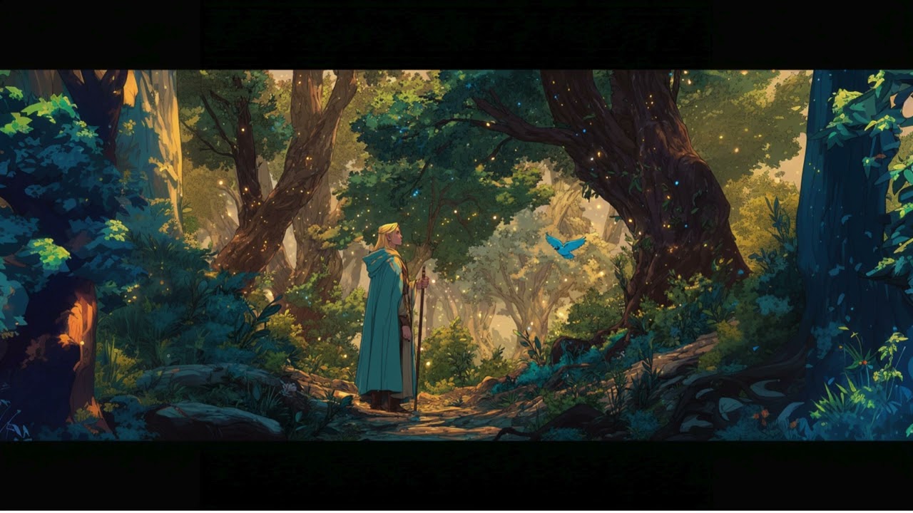 The Elven mage stands amid oaks - Fantasy & Mythology Music - Swann Kaldan (August 29, 2025).