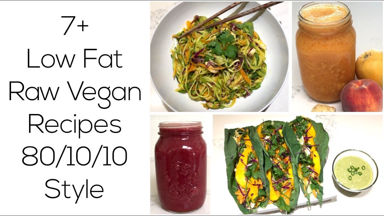 7+ Awesome Low Fat Raw Vegan Recipes & Fruit Storage Tips