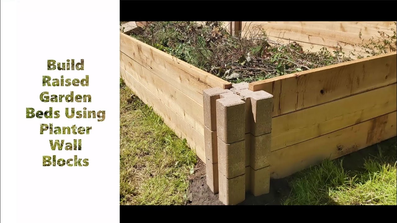 Build Raised Garden Beds Using Planter Wall Blocks