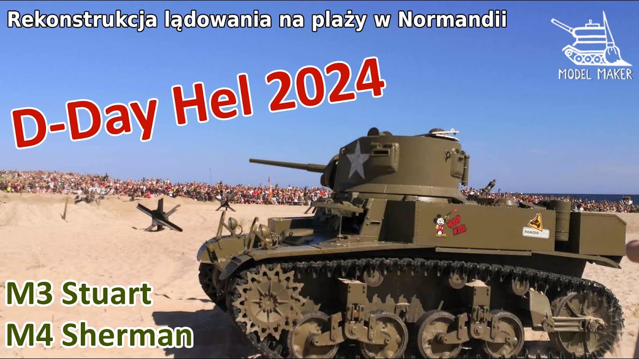 #59 D-Day Hel 2024 - Rekonstrukcja lądowania na plaży w Normandii