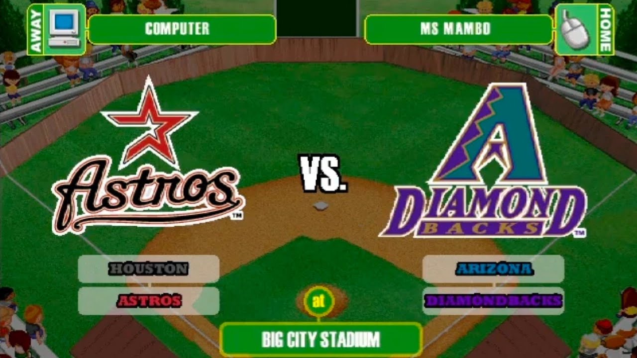 Backyard Baseball 03, 8 сезон, плей-офф, игра 3: против Houston Astros