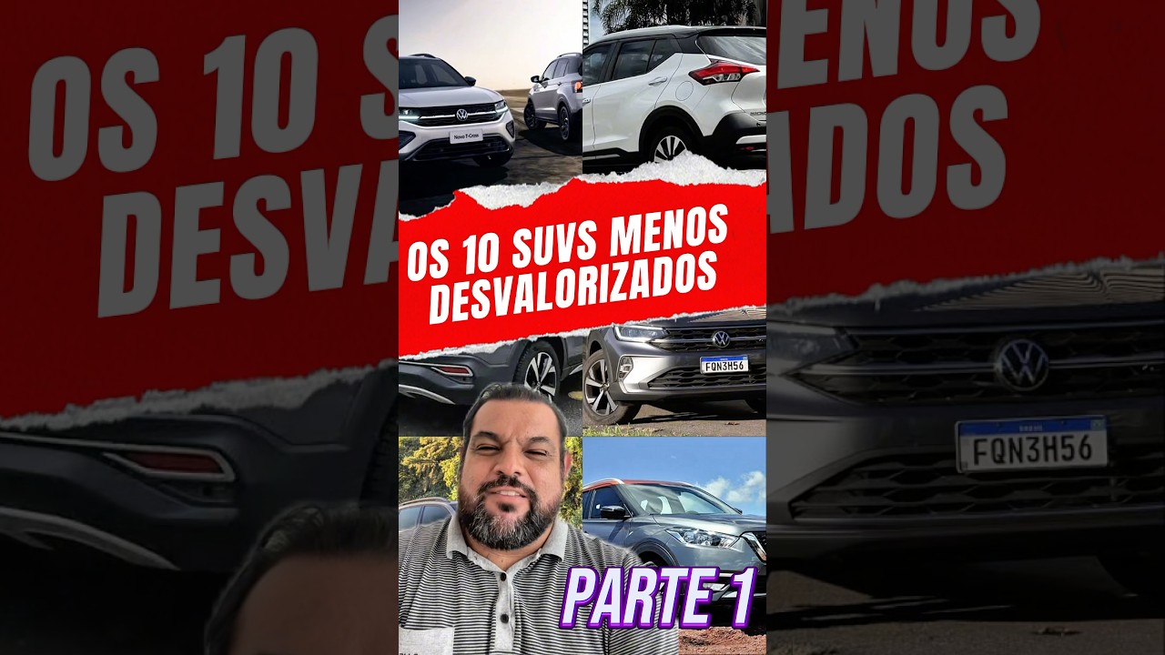 OS 10 SUVS MENOS DESVALORIZADOS DE 2025 - PARTE 1
