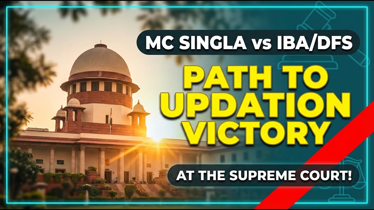 Supreme Court Countdown: MC Singla&rsquo;s Push for Updation Victory!