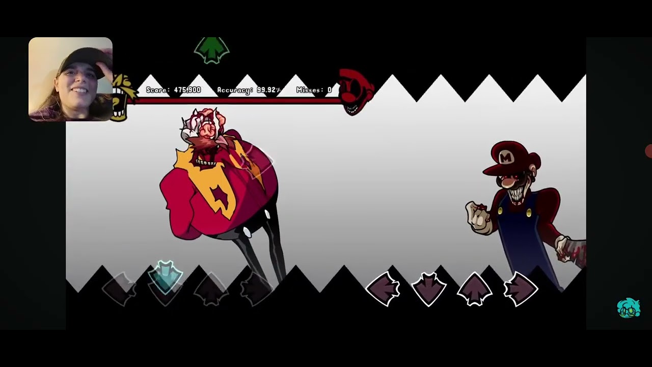 Tripleb Trouble but Horror Mario instead of Boyfriend! 🔪🔪🔪
