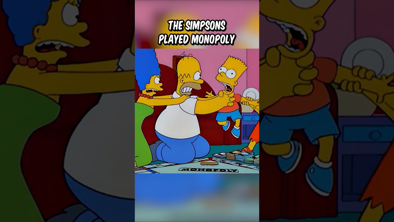 The Simpsons played Monopoly