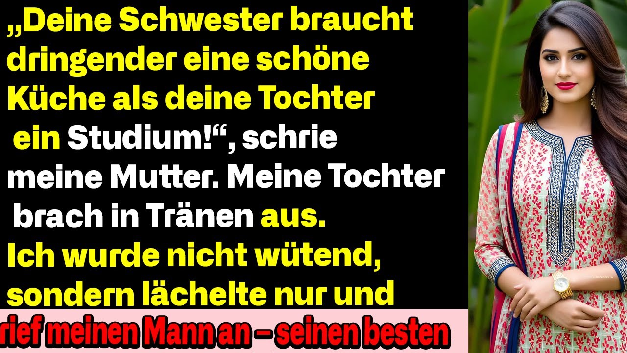 Meine Mutter nutzte versehentlich das College-Geld meiner Tochter für die Küche meiner Schwester