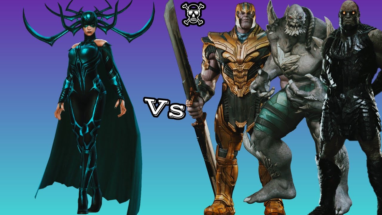 Hela (Asgardians) vs marvel and dc #hela #justiceleague #avengers #dc #marvel #1vs1 #battlevideo