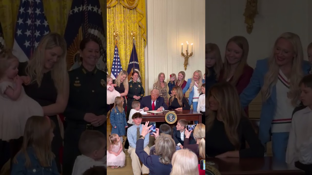 El presidente Donald Trump firma una Proclamaci&oacute;n para el Mes de la Historia de la Mujer 🇺🇸
