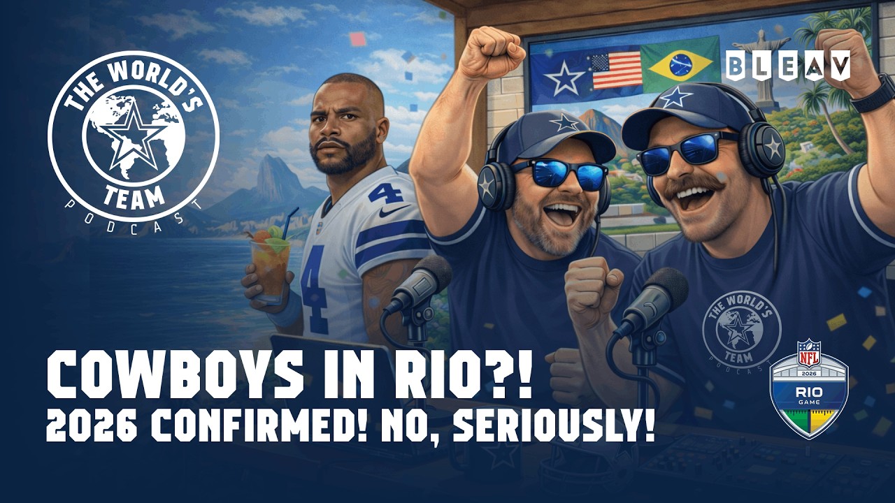 Cowboys Are Headed to Brazil | Dallas Makes NFL History in Rio de Janeiro
