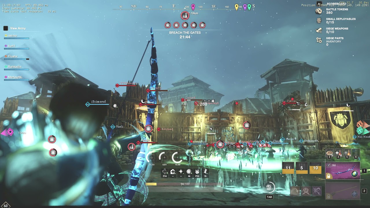 New World PvP. Bow\Rapier war action. EU Finias. 