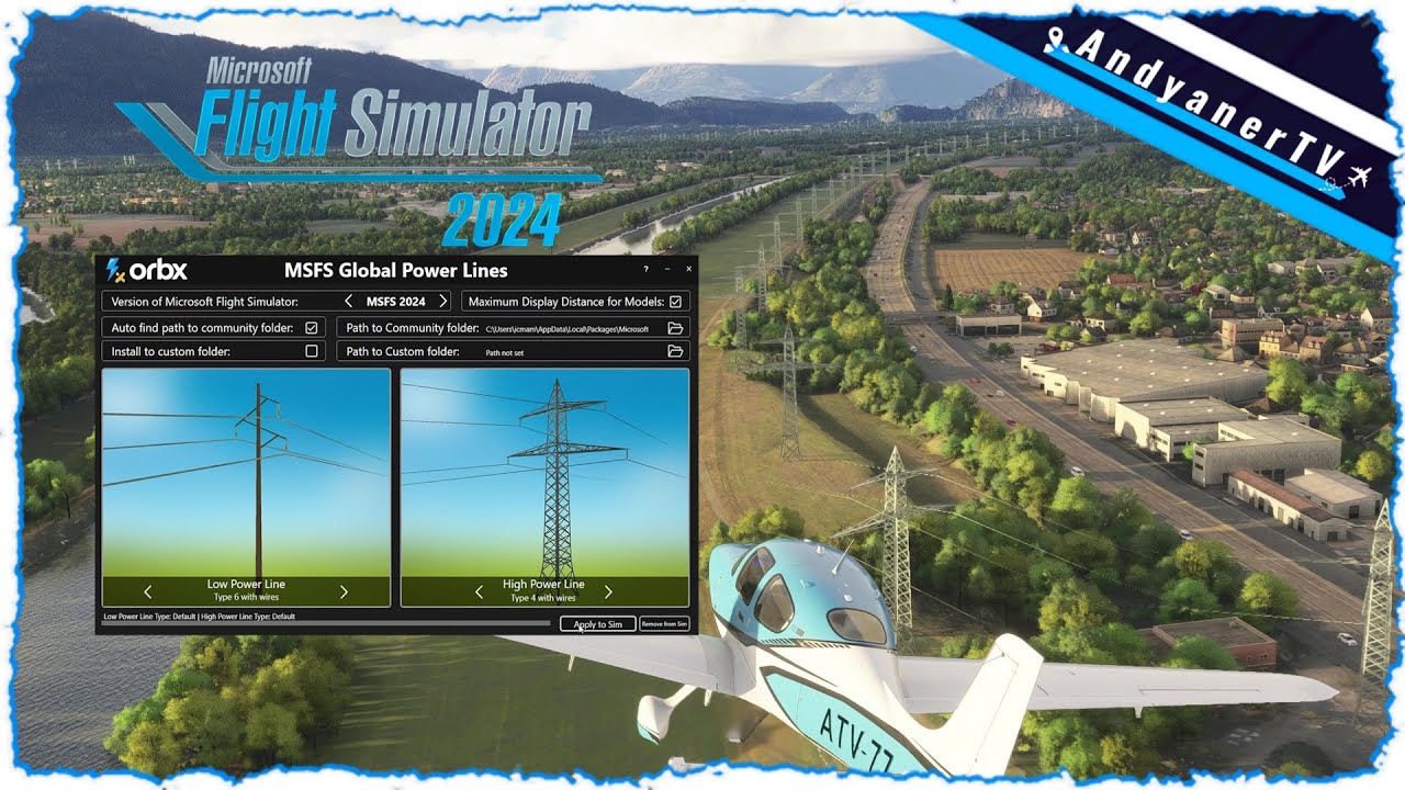 Global Power Lines ▪ Orbx ▪ Microsoft Flight Simulator 2020 + 2024 ▪ MSFS ▪ PC