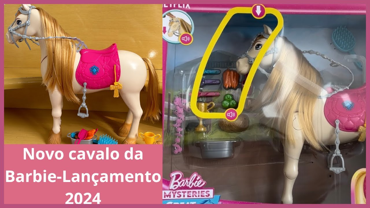 Novo cavalo da Barbie-Lançamento 2024