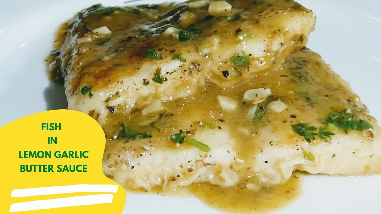Fish in Lemon Butter Sauce | Lemon Butter Garlic Sauce Fish Recipe Bangla |  Fish Fillet Recipe