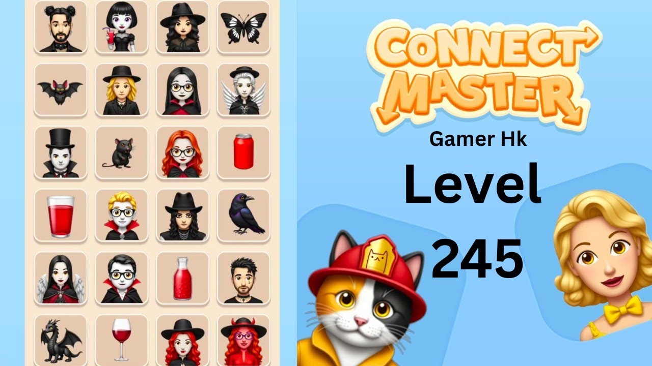 Connect Master level 245 hard level Walkthrough Solution 