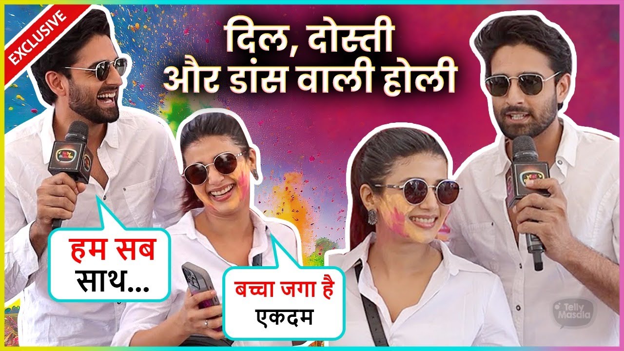 Samridhi & Farmaan Cute Moments With Friends Set For Holi Blast Says Ab Dhamal Dance