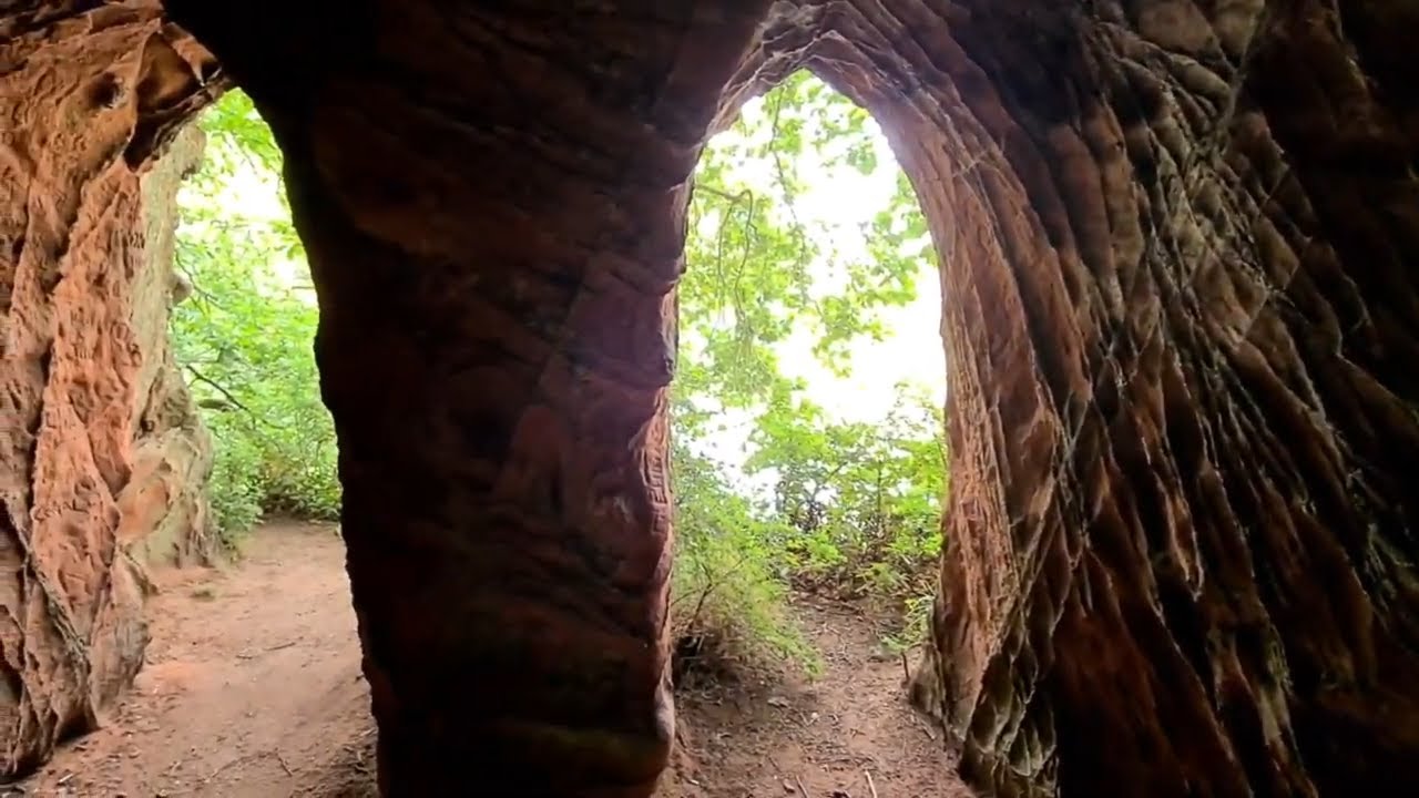 Exploring Lacy's Caves On The River Eden Cumbria.