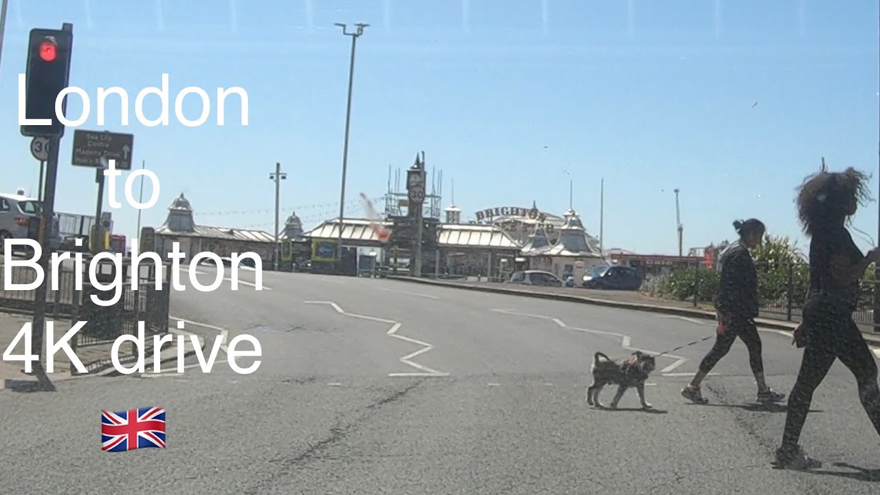 London to Brighton 4K drive 🇬🇧