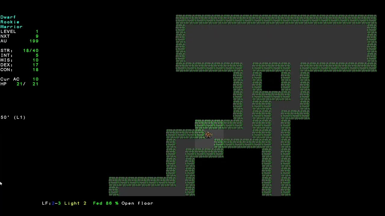 Angband - Quick Gameplay