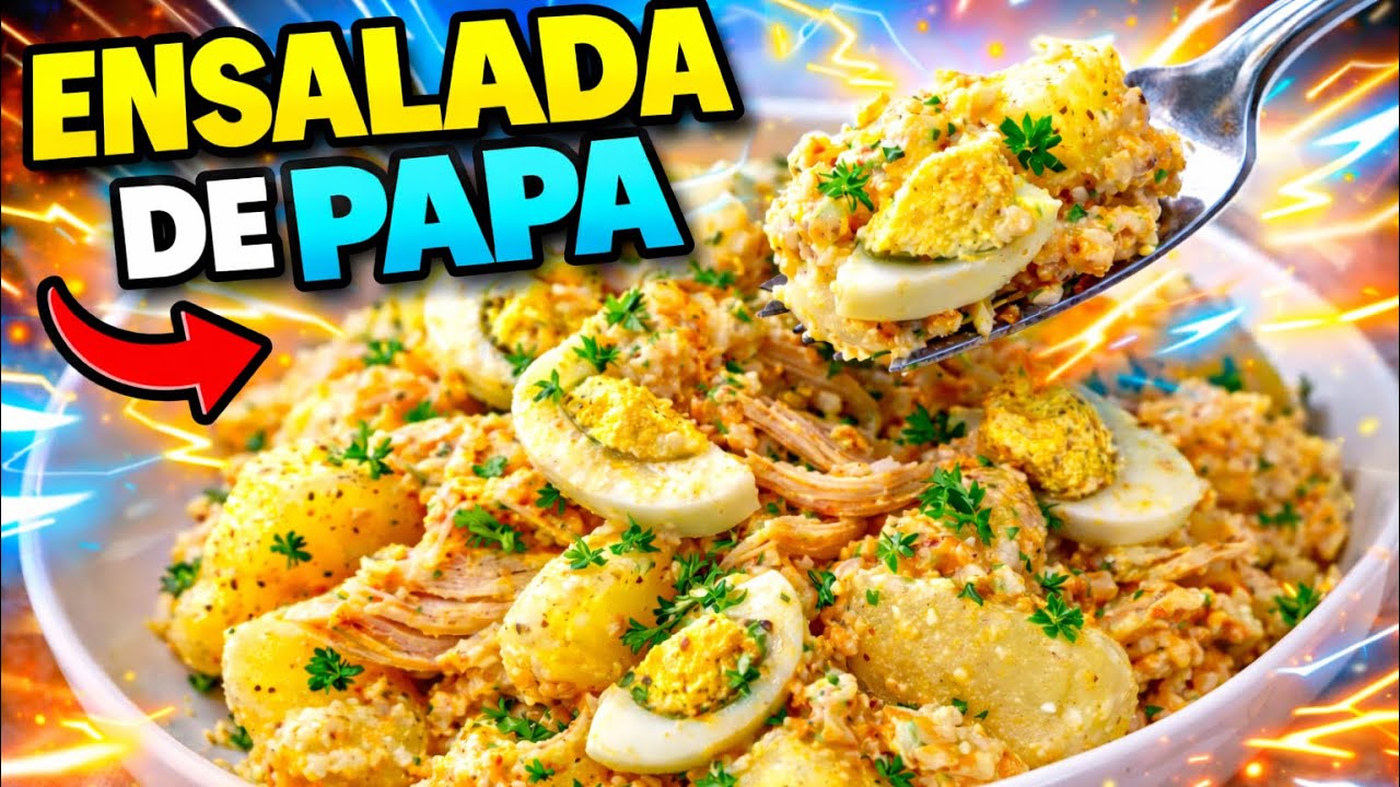 Esta Ensalada de Papa Desaparece en Minutos 🥔 | Receta Cremosa