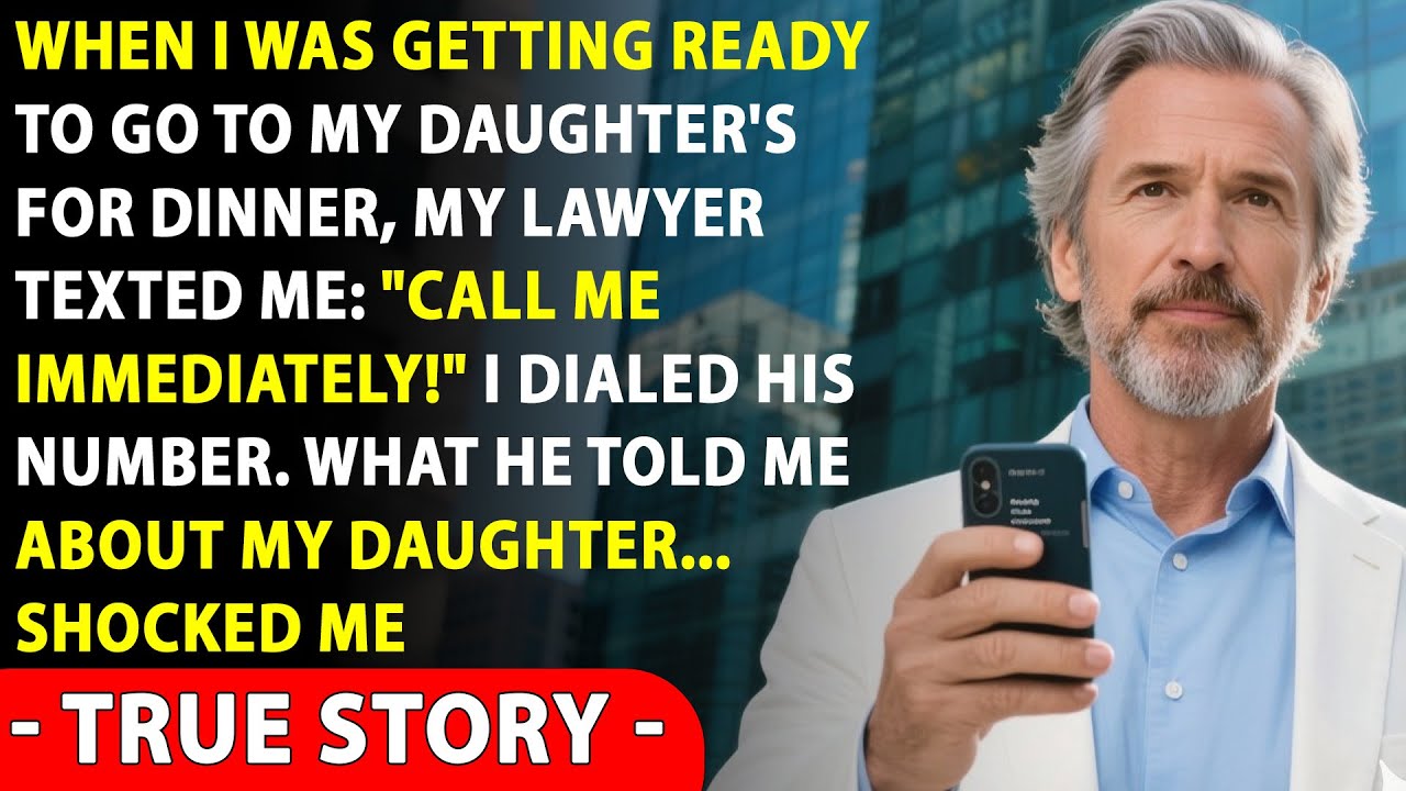 My Lawyer Wrote To Me “Call Me Immediately!” He Told Me The Terrible Truth About My Daughter...