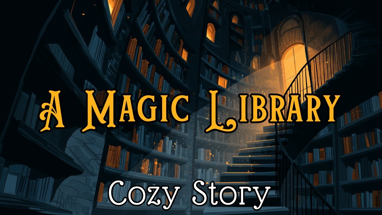 FALL ASLEEP with a Magical Story✨A Midnight Adventure in the Magic Library✨BEDTIME STORY