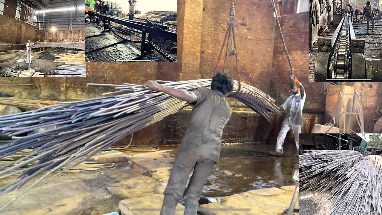 Bar Drawing Machine | Draw Bench | iron | bar drawing process | iron bar manufacturing | iron works