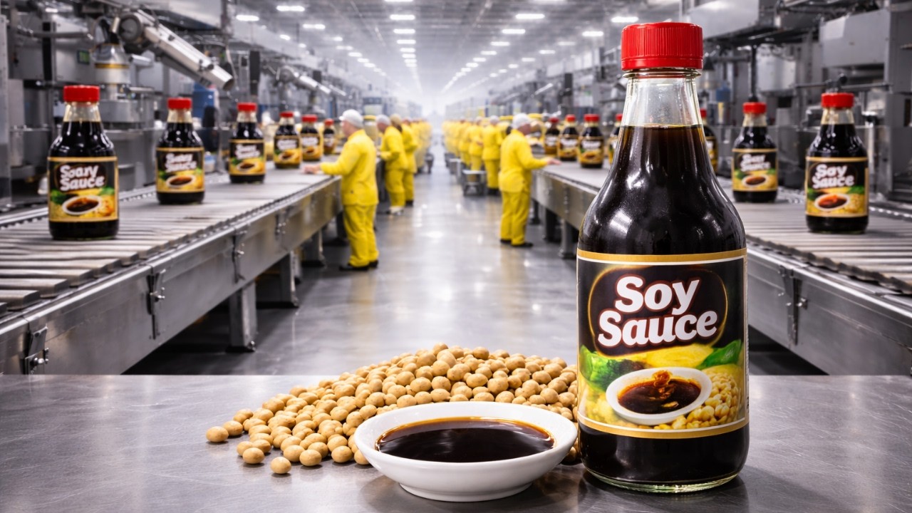 Inside the Largest High-Tech Soy Sauce Factory: Full Production Tour