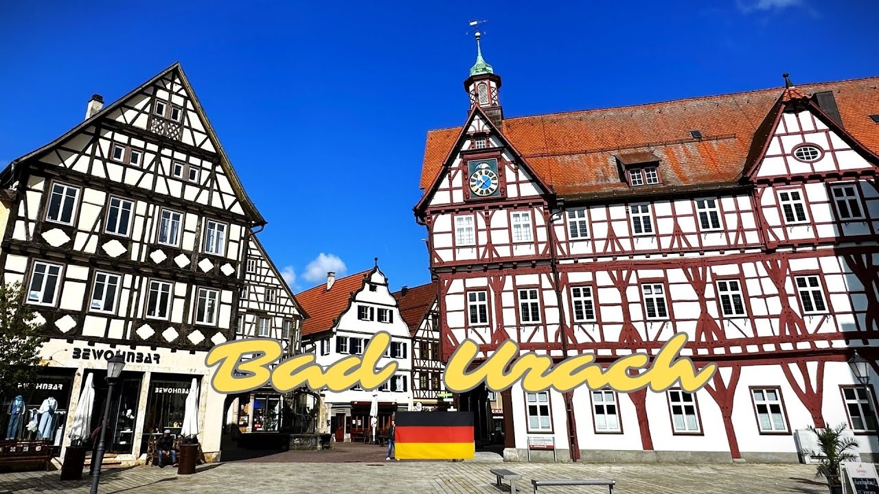 Bad Urach  | Germany's Most Beautiful Medieval Town You've Never Heard Of | 4K walk