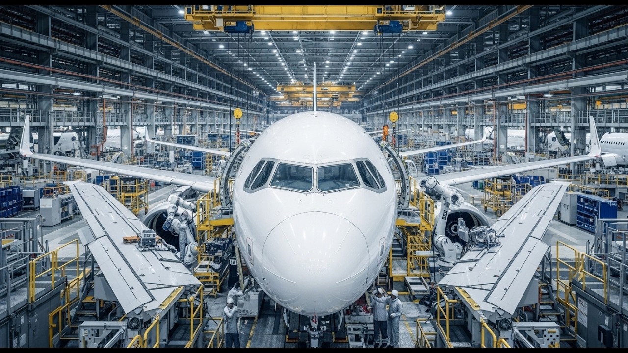 Airbus A321XLR Production Line – Inside the World’s Most High Tech Aircraft Plant