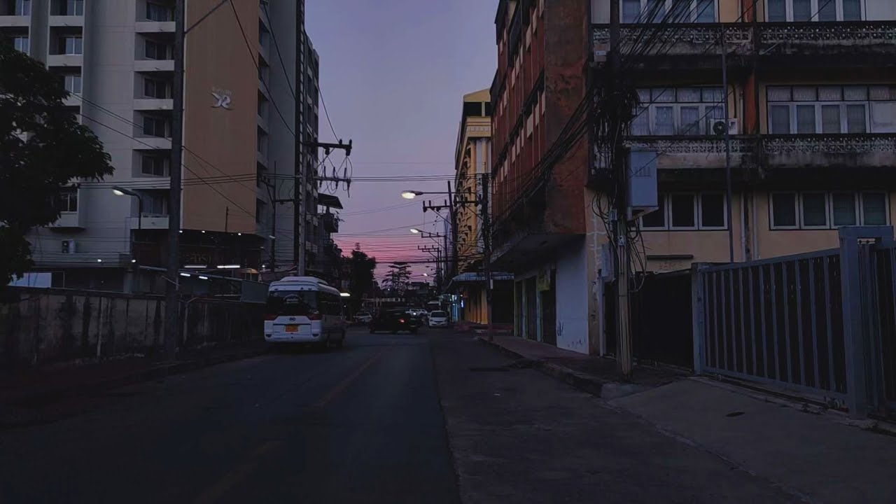Quiet Walk near Home, Thailand · Daily Quiet · learning to walk through fading light​