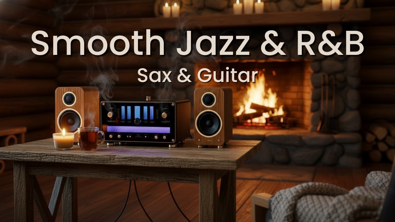 Smooth Jazz & Soul R&B – Night Café Jazz with Sax & Guitar