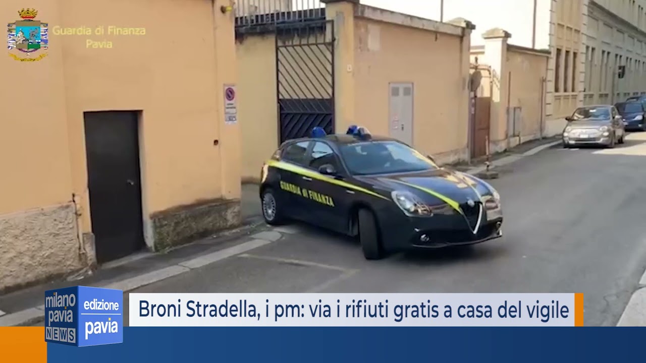 Broni Stradella, l'accusa di truffa: 'sgomberate 10 tonnellate di rifiuti gratis a casa del vigile'