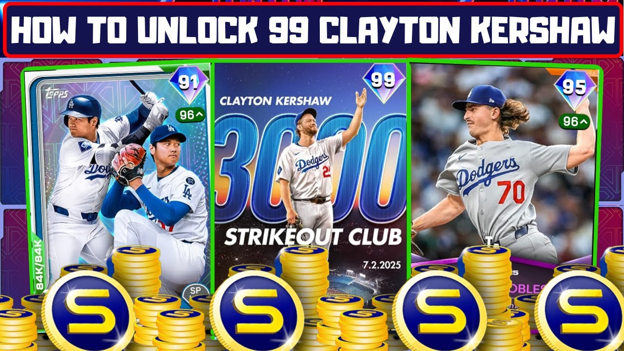 How to UNLOCK 99 Ovr CLAYTON KERSHAW with the FASTEST METHOD in MLB The Show 25