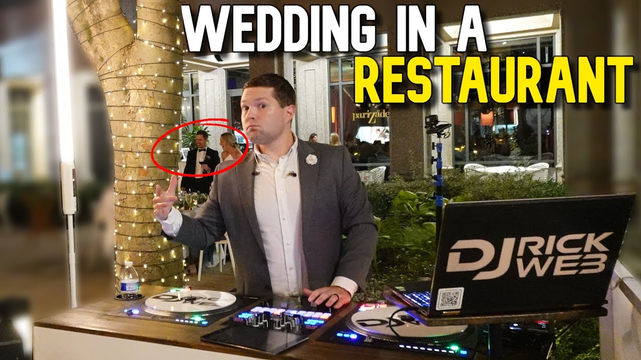 Wedding DJ at a Restaurant - Behind the Scenes (GIG LOG)