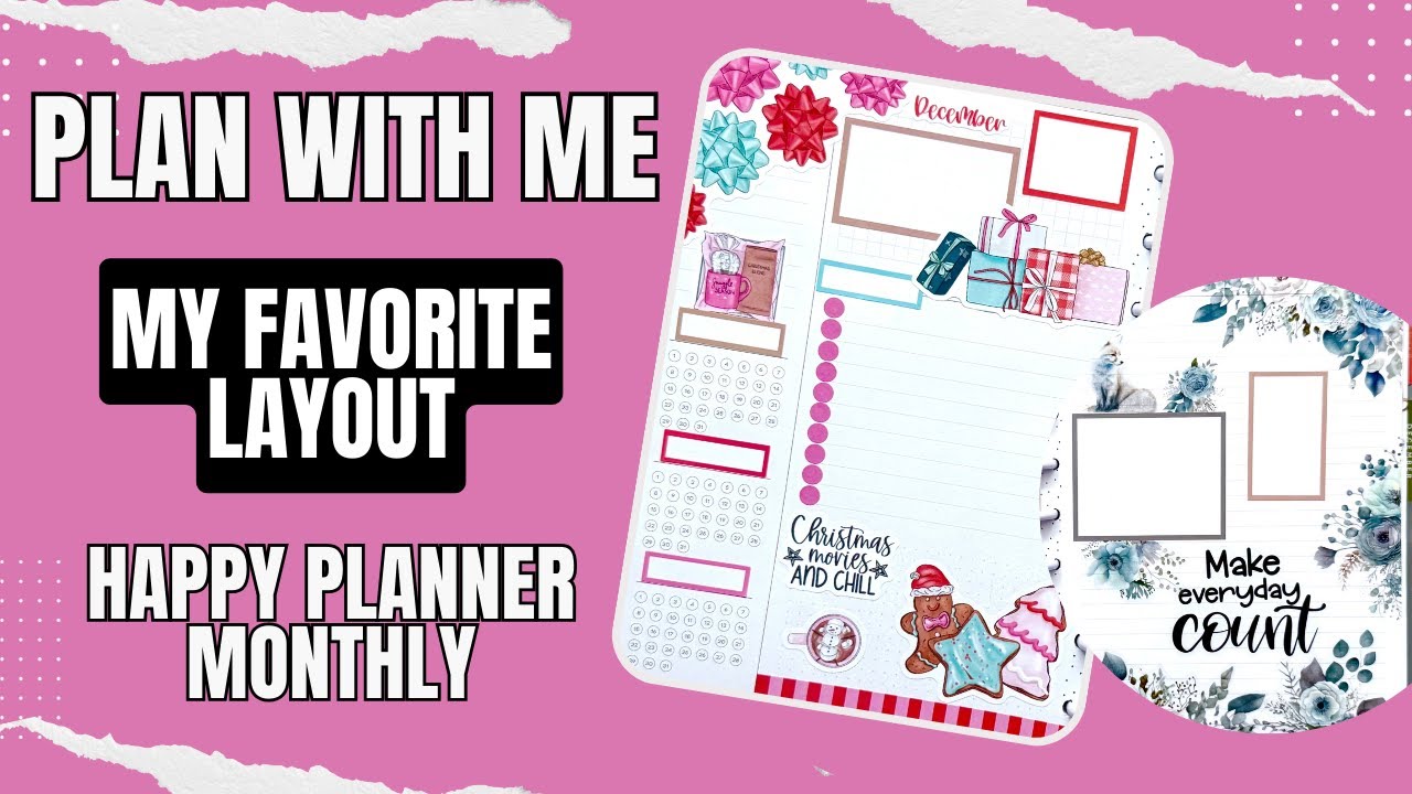 Plan With Me [Happy Planner Monthly Layout]