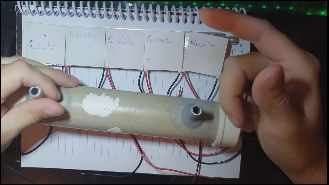 Pastilha de peltier no water cooler/processador A SAGA (part 2)