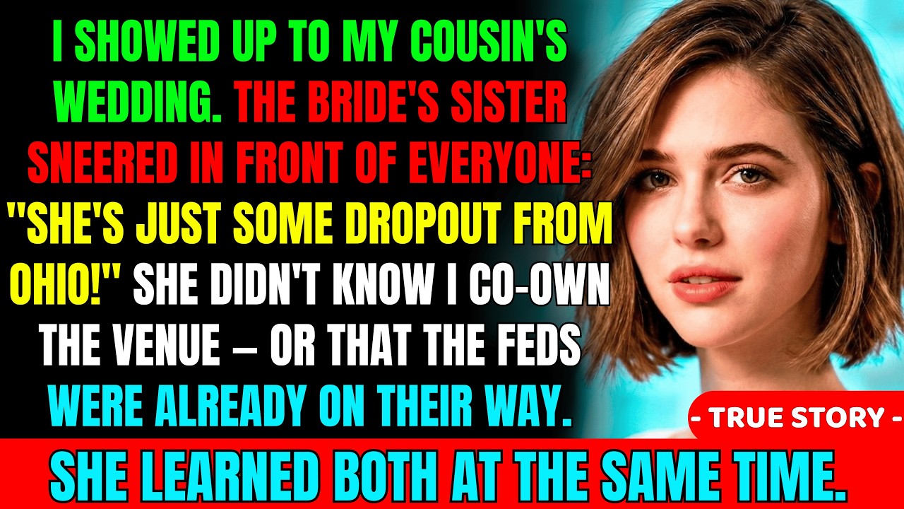 They Called Me a Nobody at My Cousin's Wedding — Then I Revealed I Partly Own the Venue They Were...