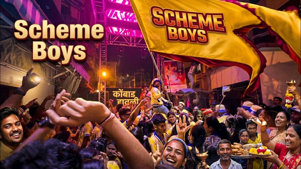 Scheme Boys आयोजित भव्य Kombad holi सोहळा | कोलाबा कोळीवाडा | Kombad holi 2026 