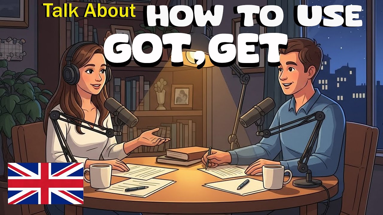 How to use GOT, GET in English | Easy English Conversation Practice
