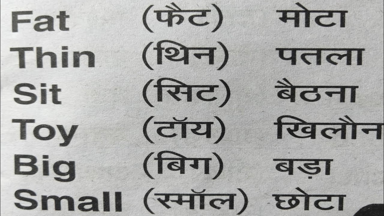 READING BASIC ENGLISH WORDS English words with Hindi meaning daily English speaking 🗣️ words