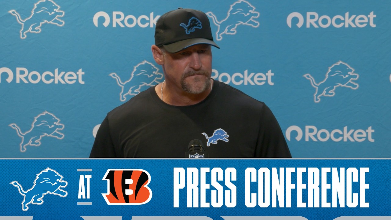 Dan Campbell postgame media availability | 2026 NFL Preseason Season Week 1: Lions at Bengals