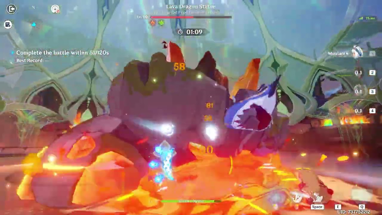 lava dragon statue 3 stun clear