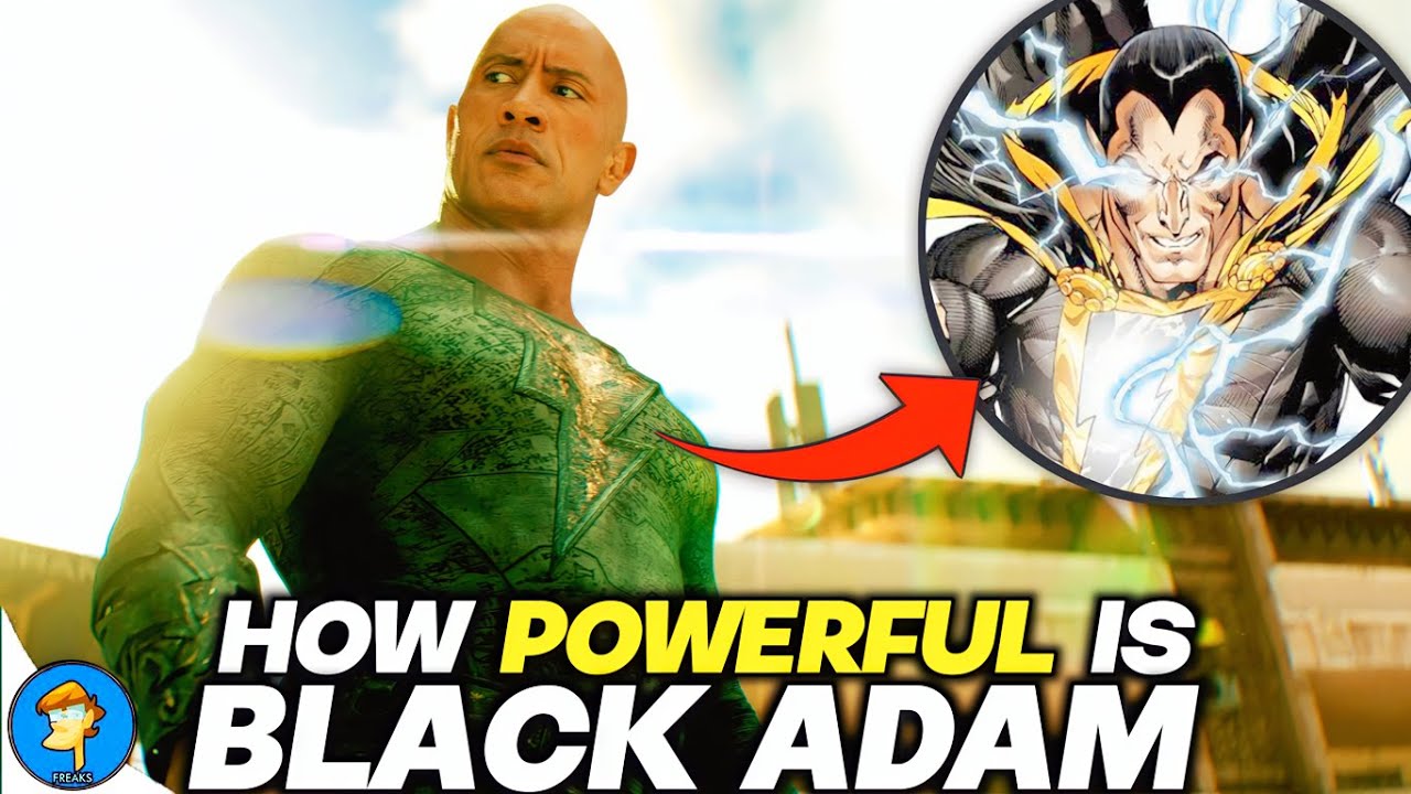 How Powerful Is Black Adam | Rock | Superman Vs Black Adam #blackadam #therock #superman @HeyFreaks_